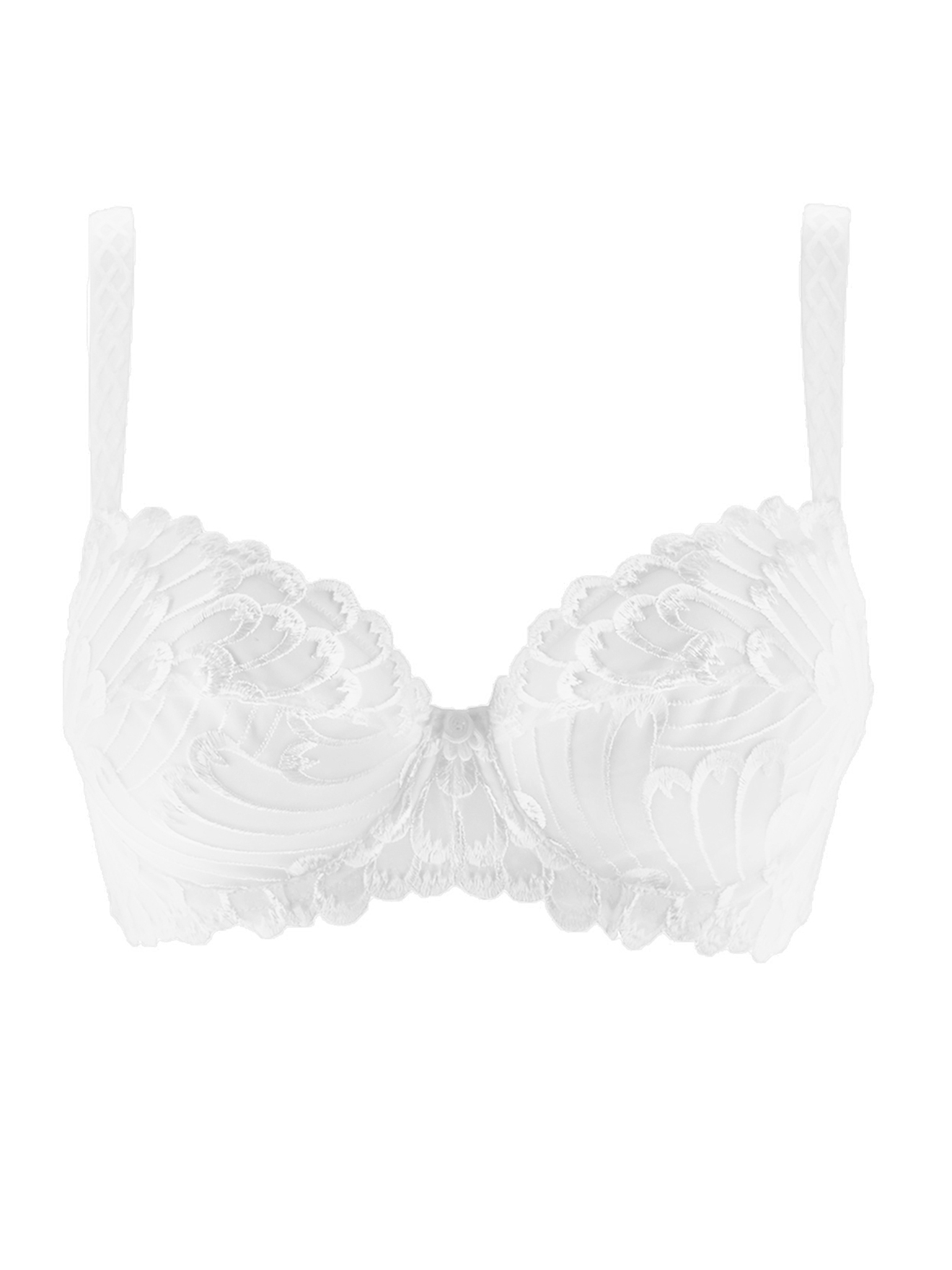 Soutien-gorge à armatures brodé Narcisse