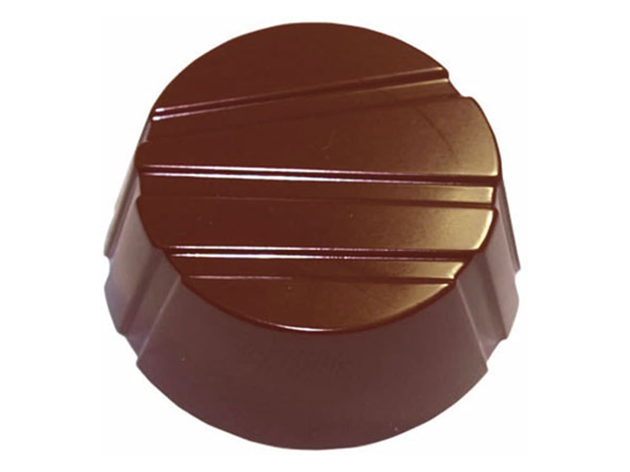 Moule chocolat - 28 bonbons striés