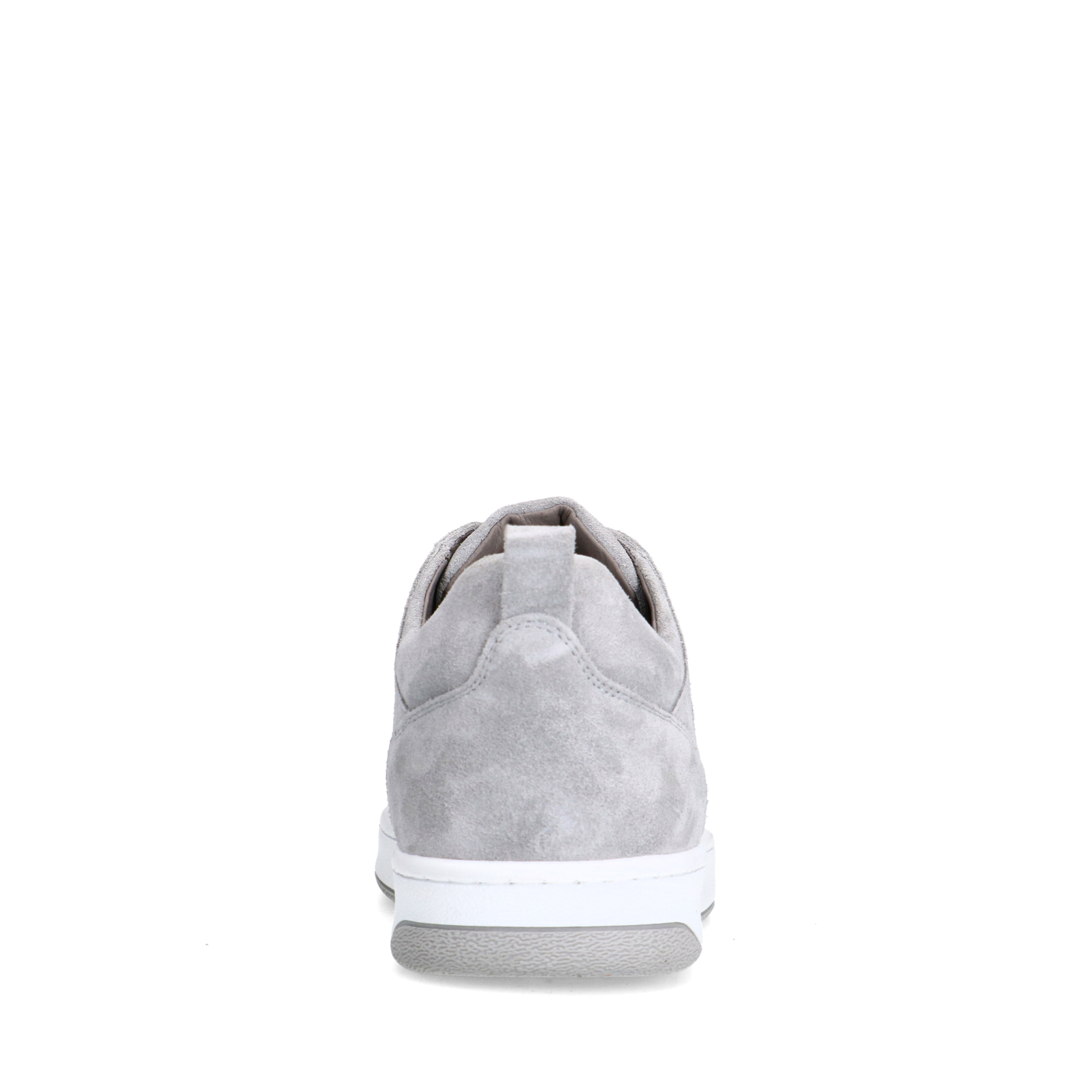 Grijze suède sneakers