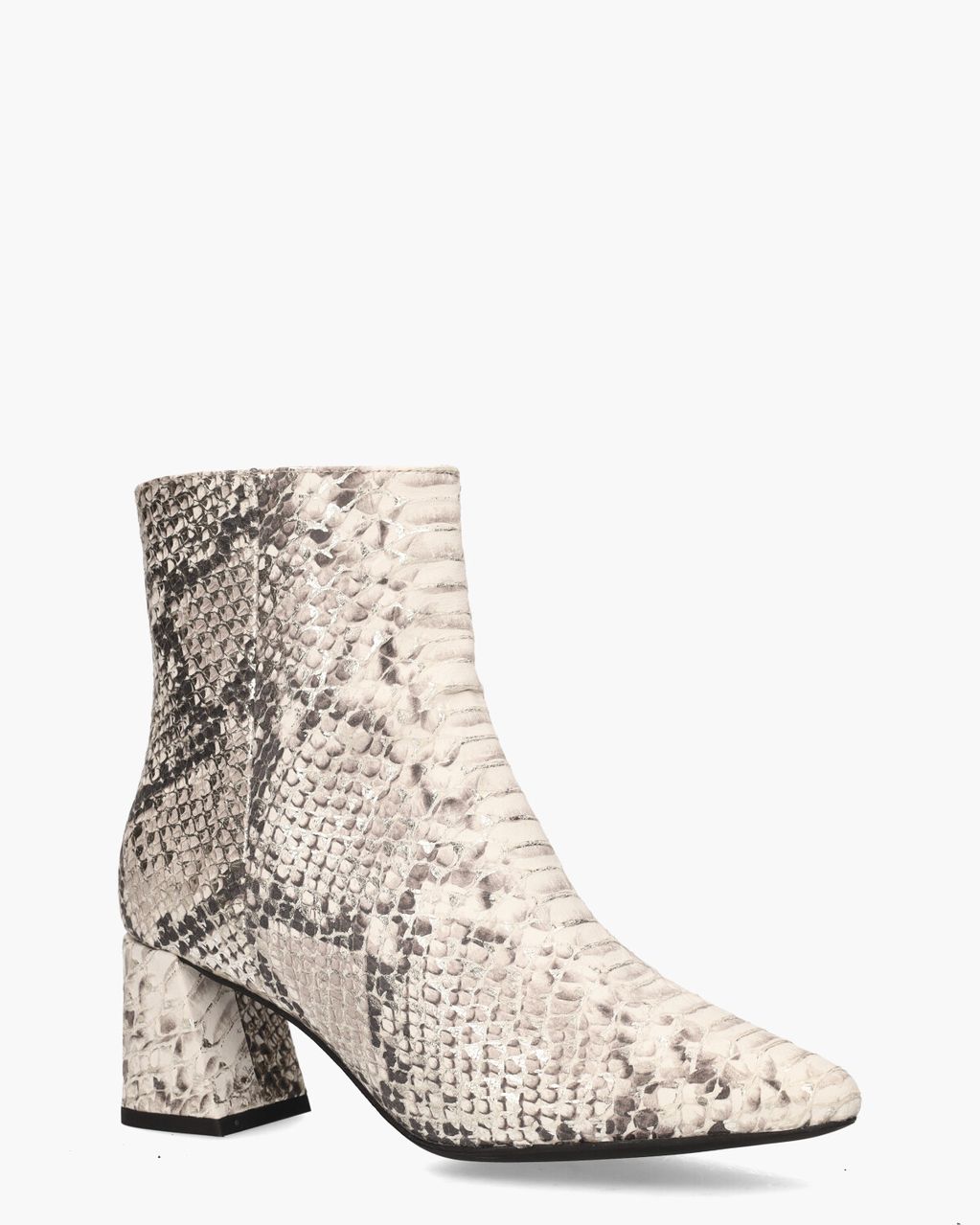 DWRS Label Lugano Off-White/Zilver Dames Enkelboots