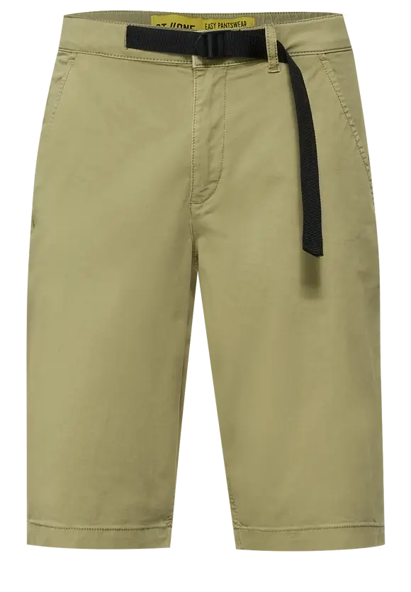 Regular Fit Chino Shorts - thyme green