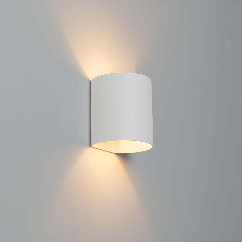 Moderne wandlamp wit met lichteffect - Sabbio