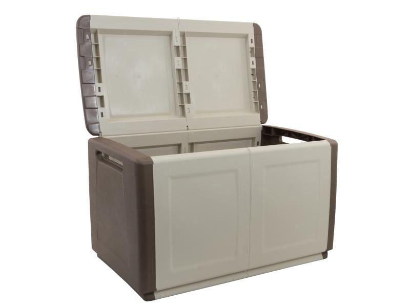 Art Plast Gartenbox CB2/T Grau Kunststoffbox für den Garten, grau-taupe