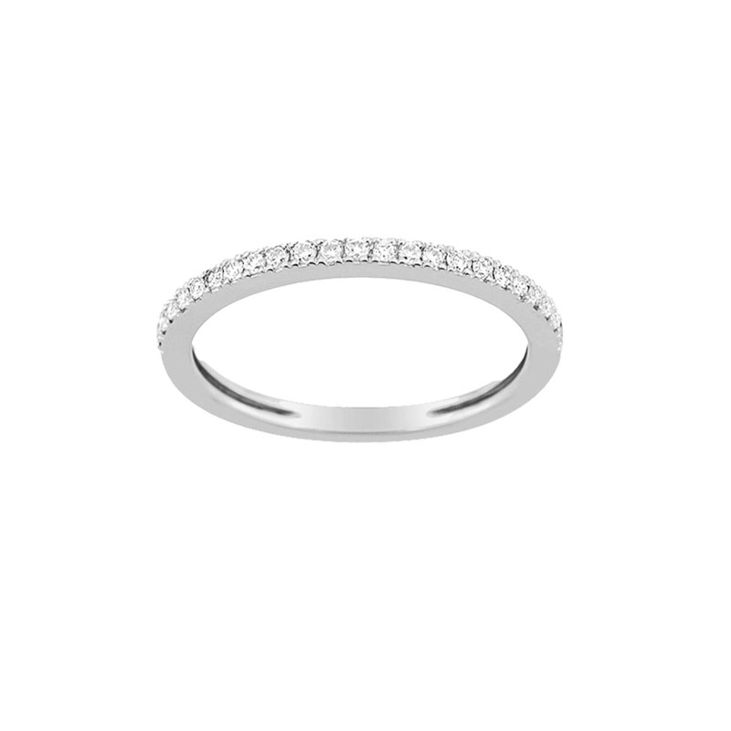 Bague Femme - Or 18 Carats - Diamant 0.18 Carats