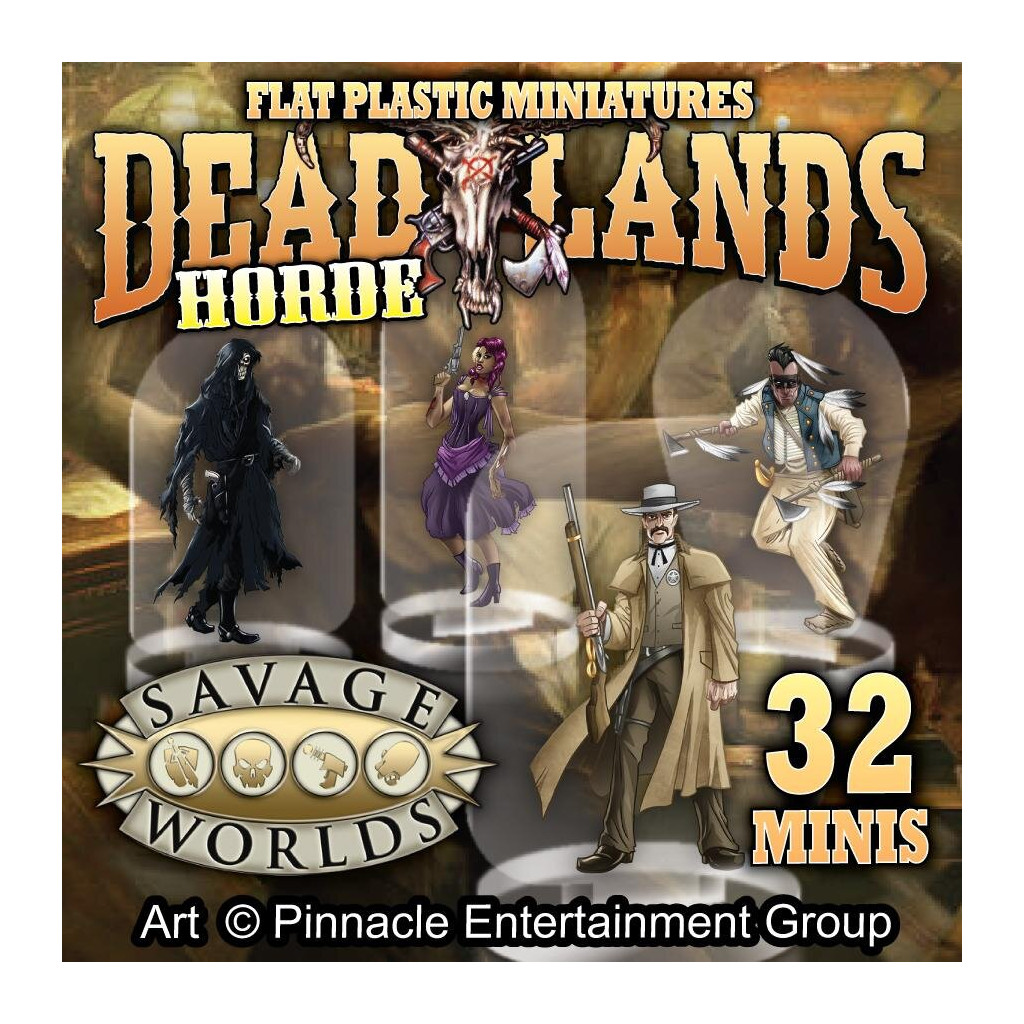 Flat Plastic Miniatures: Deadlands Horde