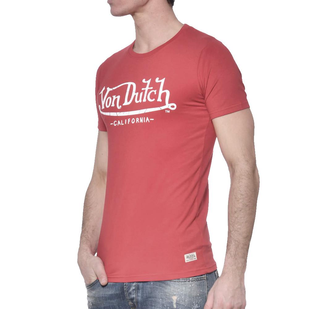Von Dutch T-shirt Rouge Homme Von Dutch Life