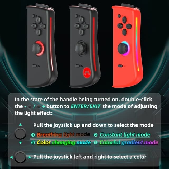 Kompatibel med Nintendo Switch Joy-Con Controller Bluetooth Gamepad