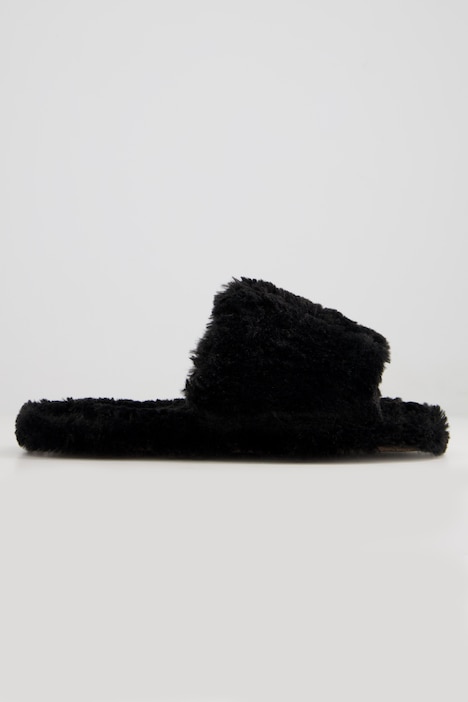 Slipper, Fake Fur, EVA-Außensohle