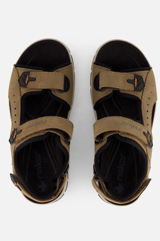 Rieker Sarajevo Sandalen taupe Leer