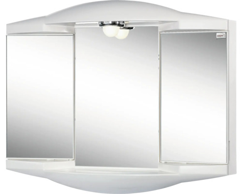 Sieper Chico GL witte spiegelkast 62x52 cm IP20