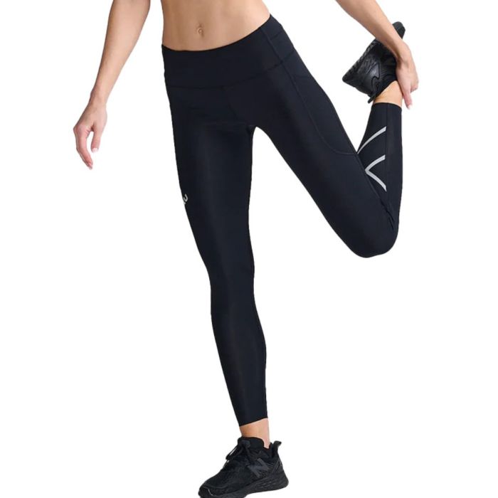 2XU Dame Lange tights Aero Mid-Rise Compression Tight Hvid