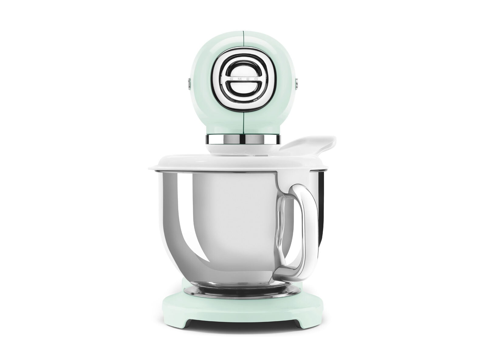SMEG Küchenmaschine Full-Color Pastellgrün/ silberfarbig