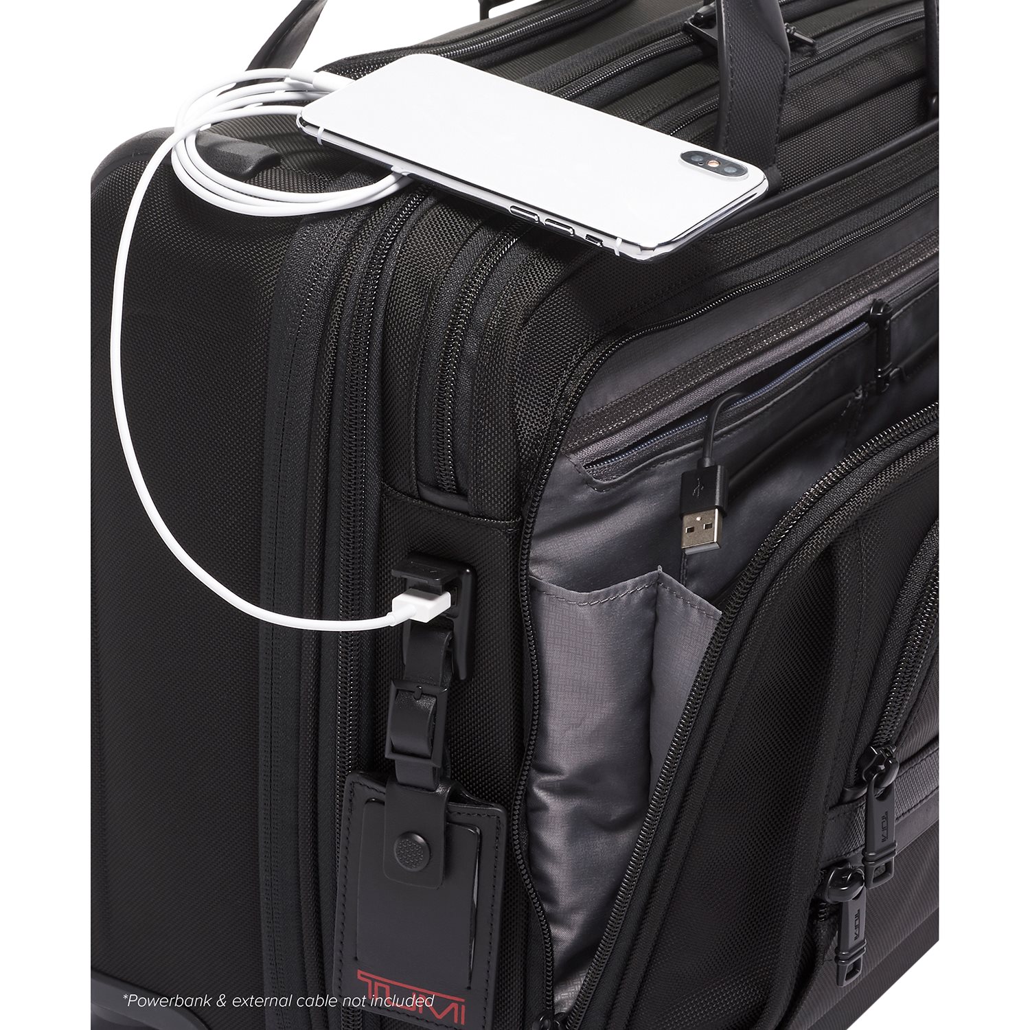 Tumi Alpha DLX Wheeled Laptop Case black