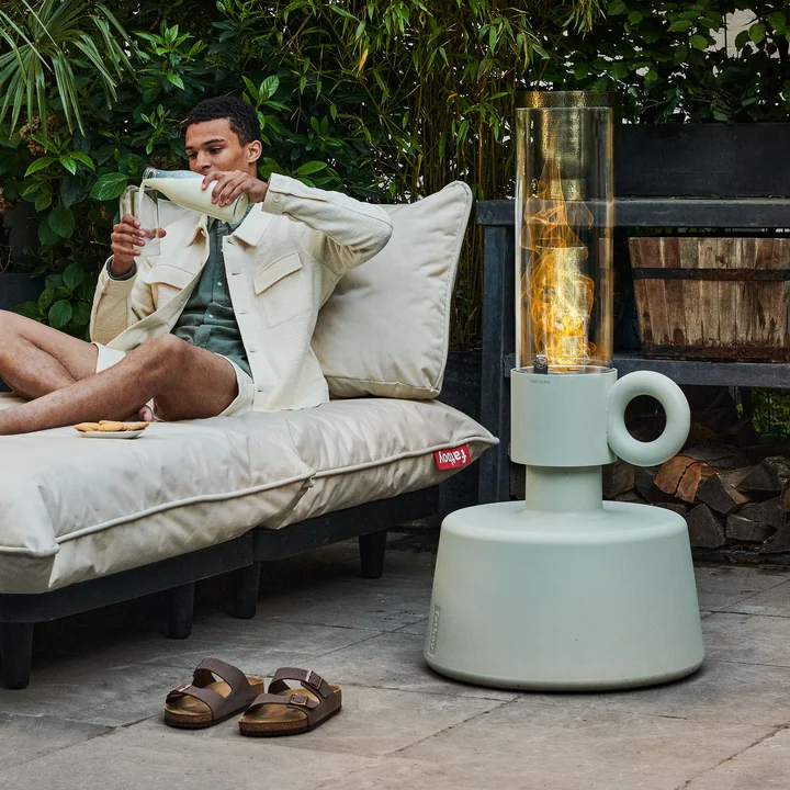 Fatboy - Flamtastique Outdoor-Öllampe, anthrazit