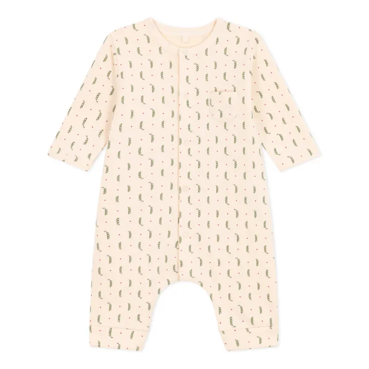Petit Bateau Combinaison Mowgli Molleton | Ecru