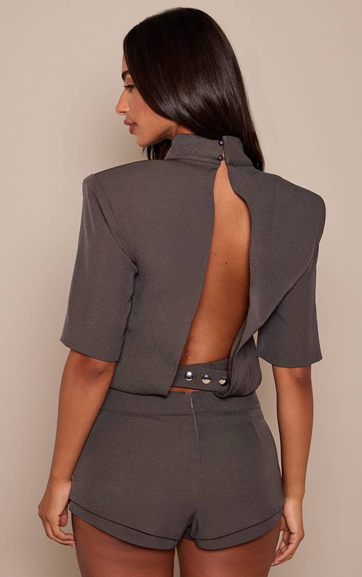 Charbon Short Mini Tailleur Petite