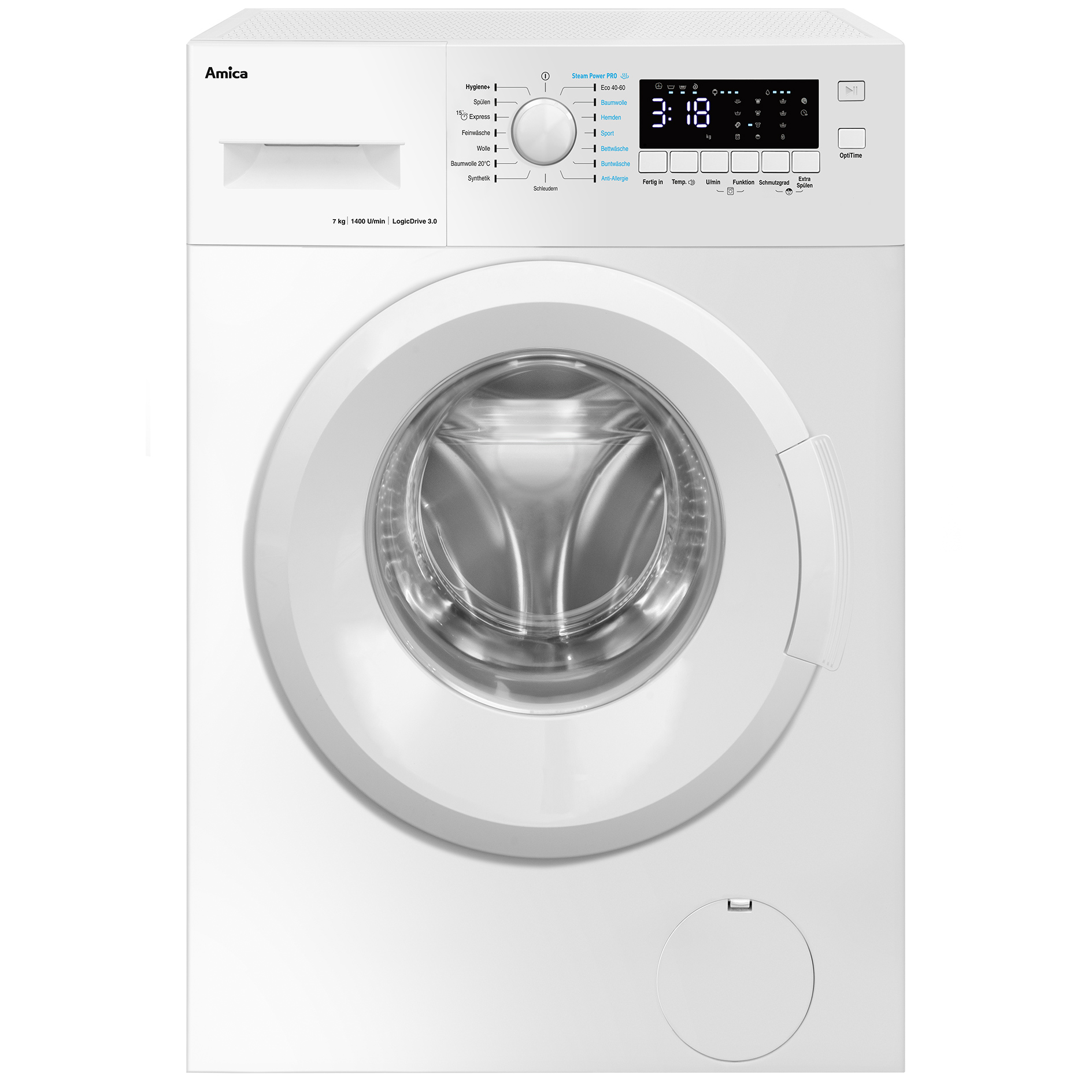 AMICA Waschmaschine WA 474 600 - weiß - 7 kg - A