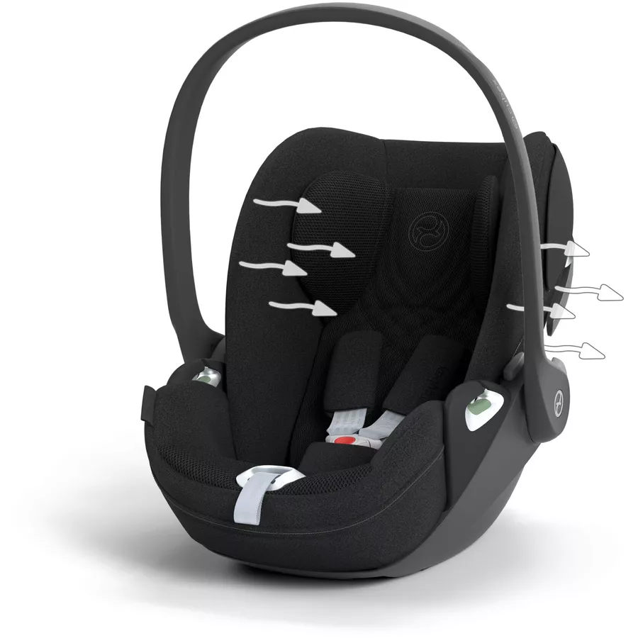 cybex PLATINUM Babyschale Cloud T I-Size Plus Sepia Black