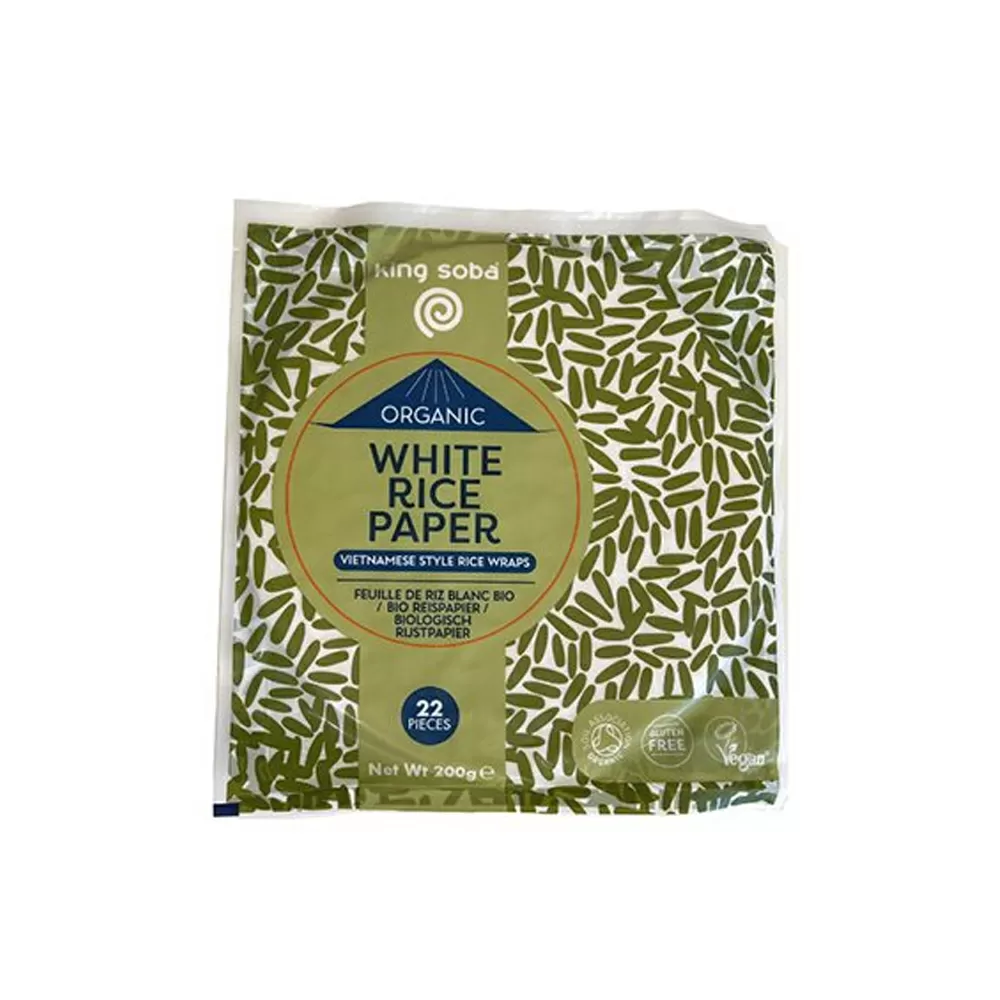 King Soba Hvid Rice Paper Ø - 200 g