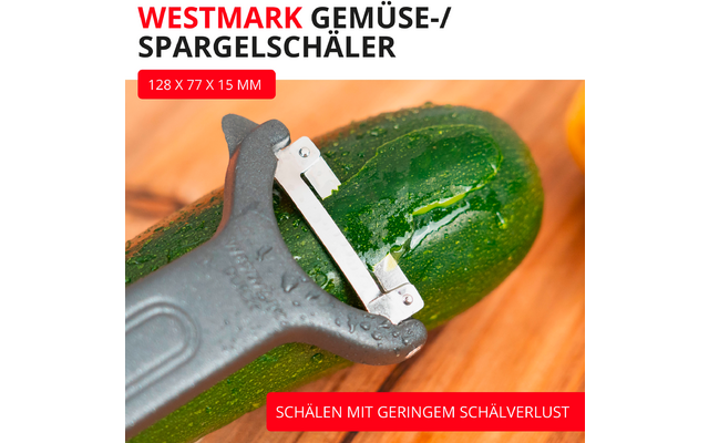 Westmark Quick Gemüse- und Spargelschäler Black Edition