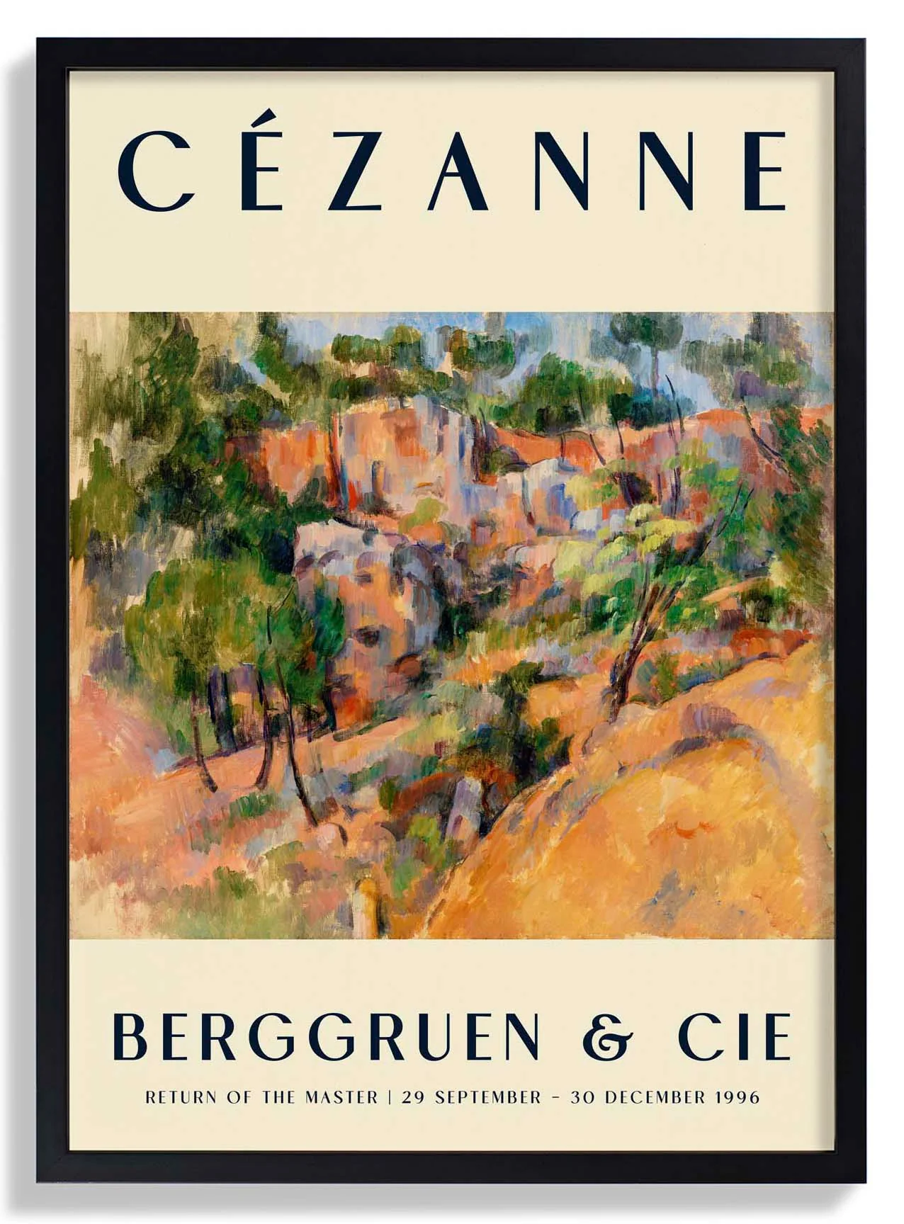 Bibémus Kunstausstellung von Paul Cézanne