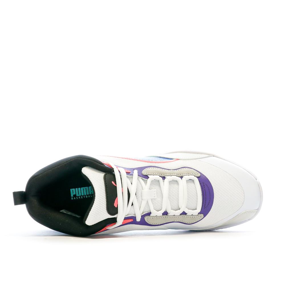Puma Baskets Blanches/Bleu/Noir Homme Puma Playmaker Pro