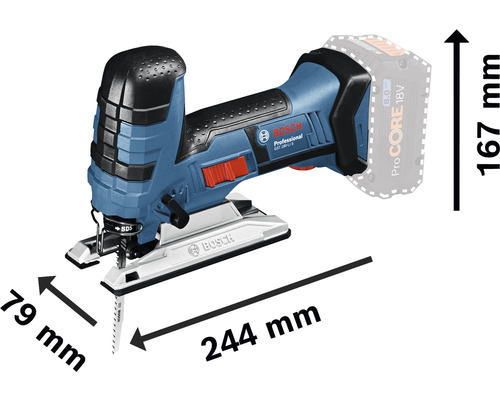 18V Professional Set Bosch Professional Houtset Accu Slagschroevendraaier GDS 18V-300 + Accu Cirkelzaag GKS 18V-LI + Accu Decoupeerzaag GST 18 V-LI + Accu Excenterschuurmachine GSS 18V-10 incl. 2 Accu's (5,0 Ah), Lader en Tas