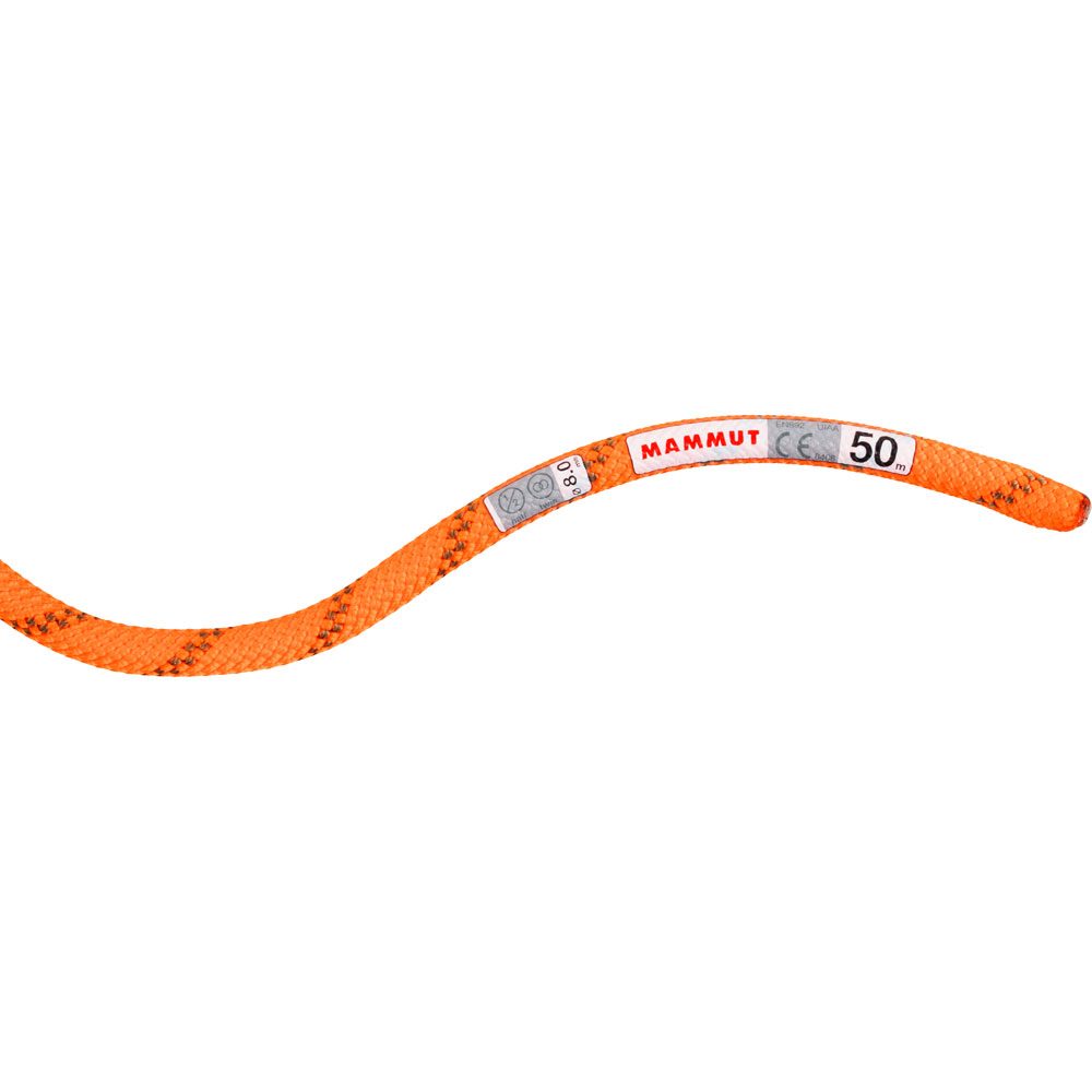 Mammut 8.0 Alpine Dry 60m Seil vibrant orange