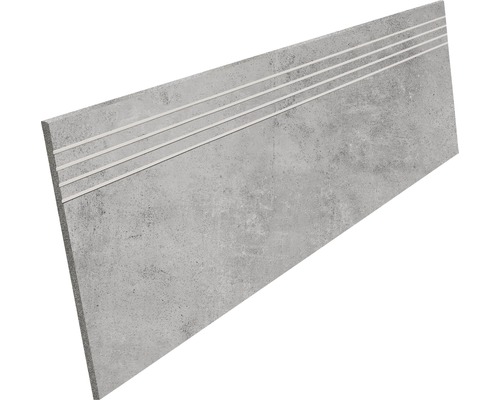 Porseleinen steengoed traptegel HOMEtek grijs lappato 30 x 120 cm