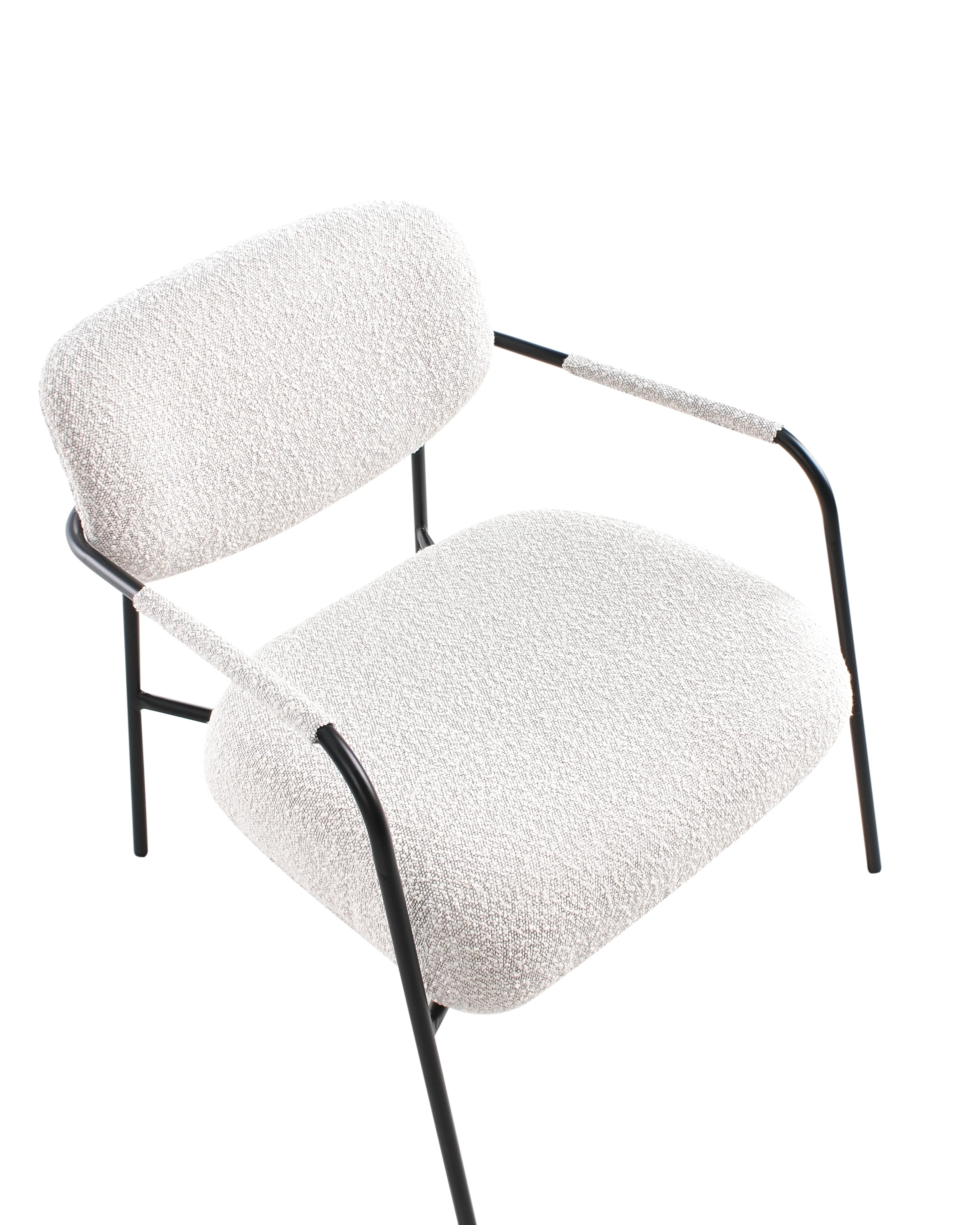 Fauteuil AUSVIKA Stof Lichtbeige