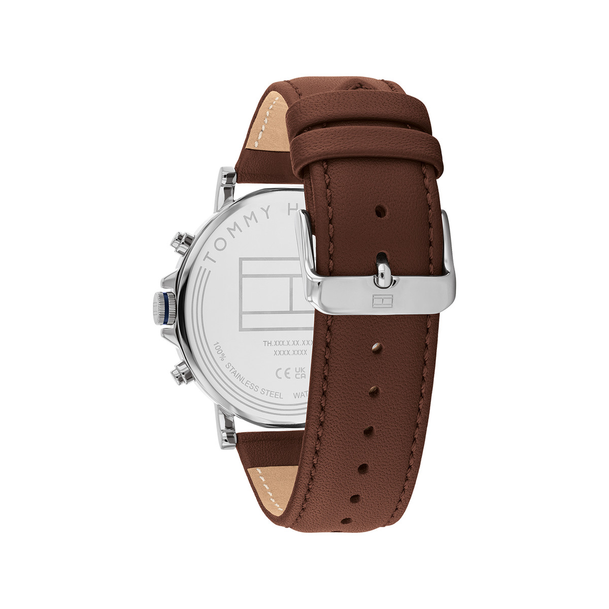 Montre TOMMY HILFIGER tyson homme bracelet cuir marron