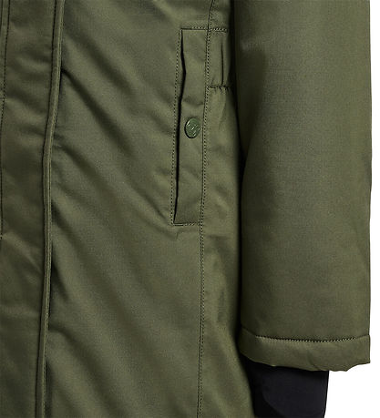 Hummel Winterjacke - hmlAlma Tex - Olive Nacht