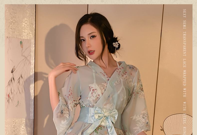 Wild Cat - Kimono Lingerie Kostuumset