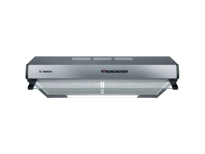 Bosch Serie | 4 DUL63CC50 - Hætte - standard - bredde: 60 cm - dybde: 48.2 cm - udtrækning og recirkulation (-) - rustfrit stål