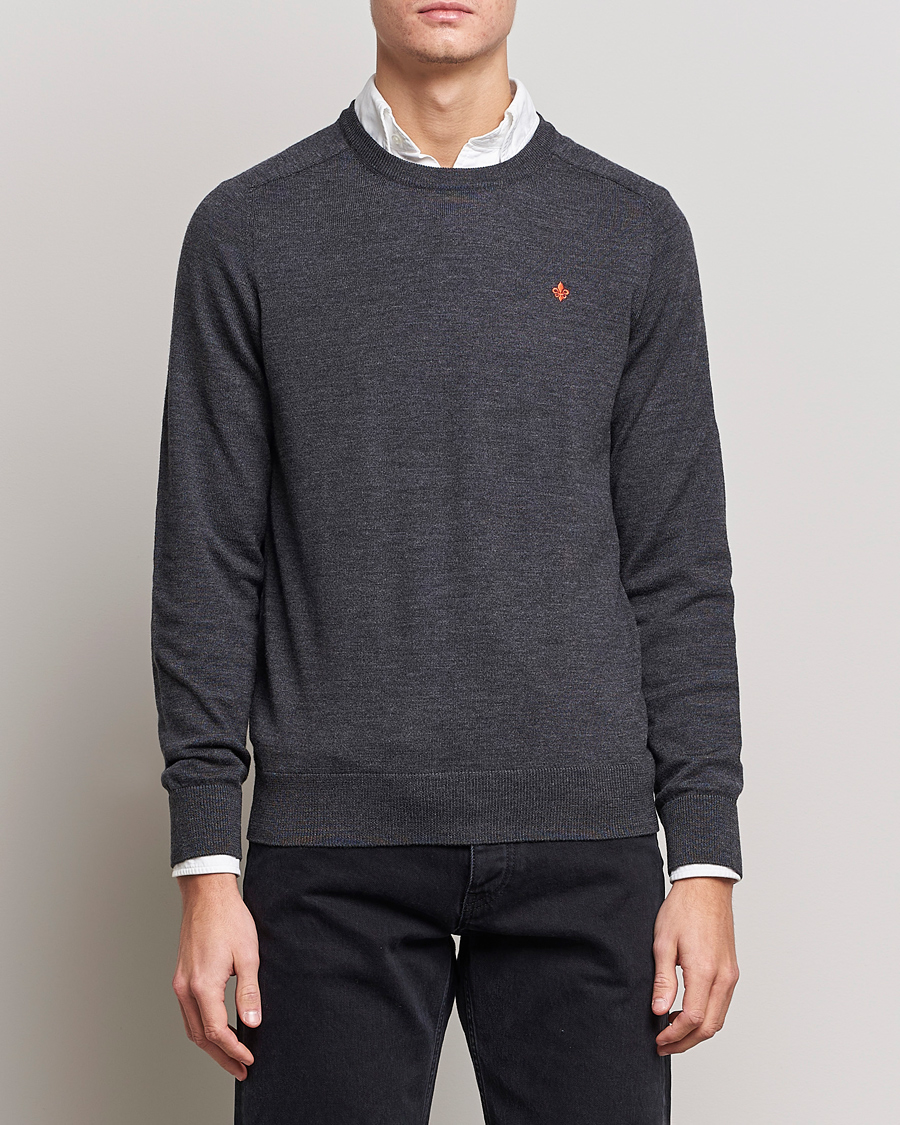 Morris Merino O-neck Grey