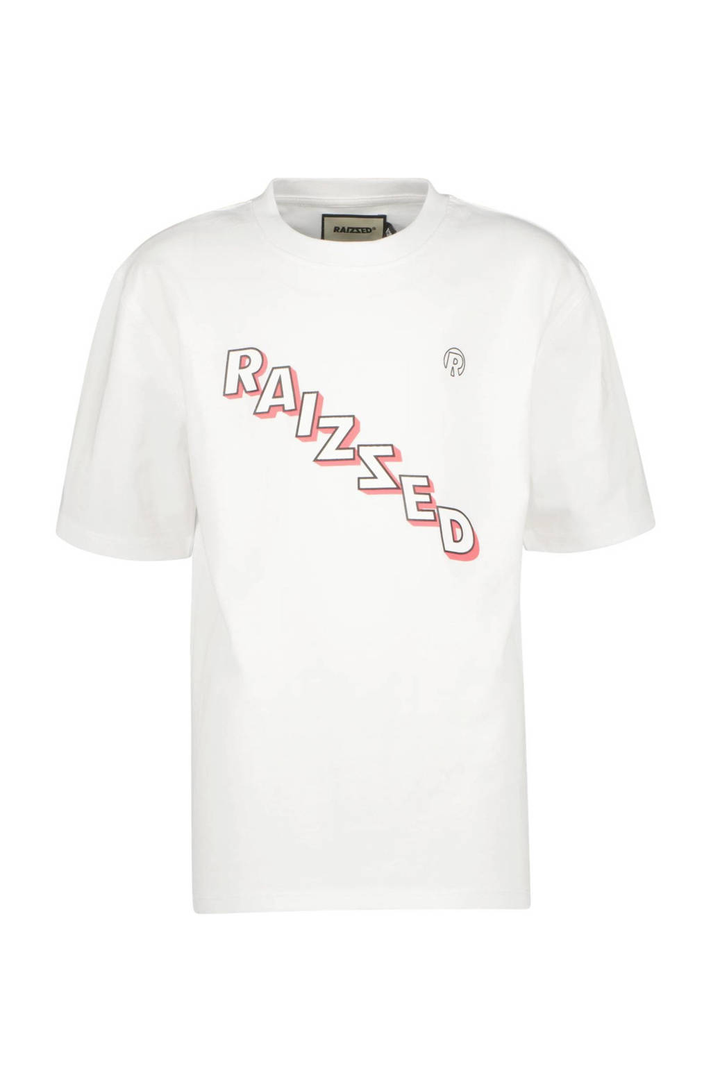 Raizzed T-shirt Stanton met logo wit