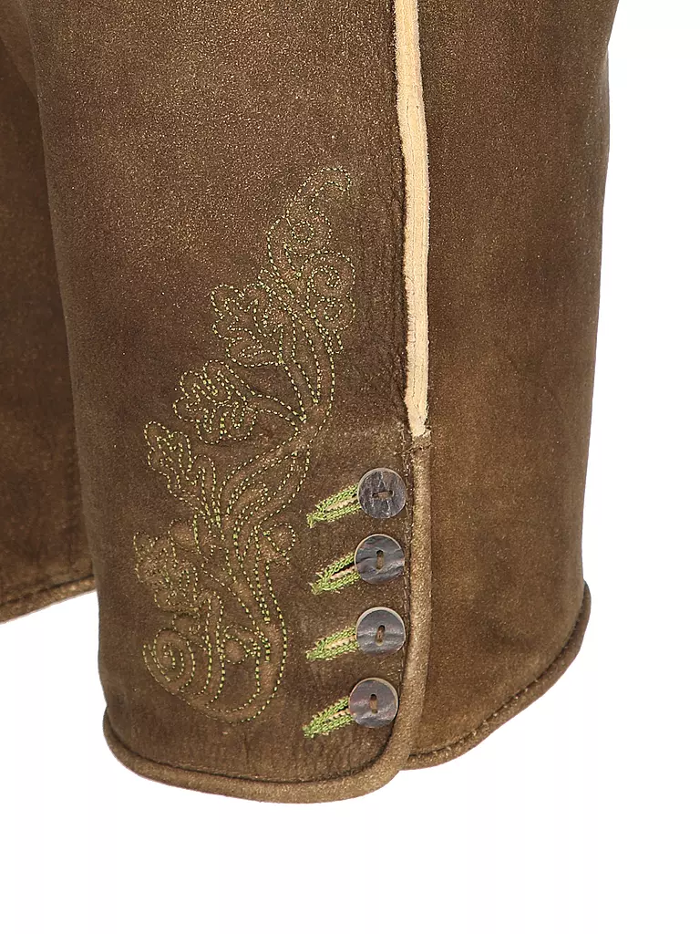 GWEIH & SILK Trachten Lederhose Vitus camel