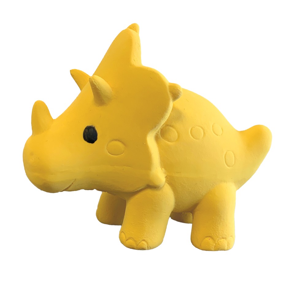 SES Creative - Badedyr - Triceratops - naturgummi