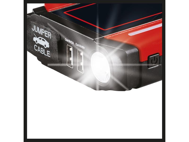 Einhell Automotive Starterbatterie mit Ladefunktion CE-JS 1 Booster