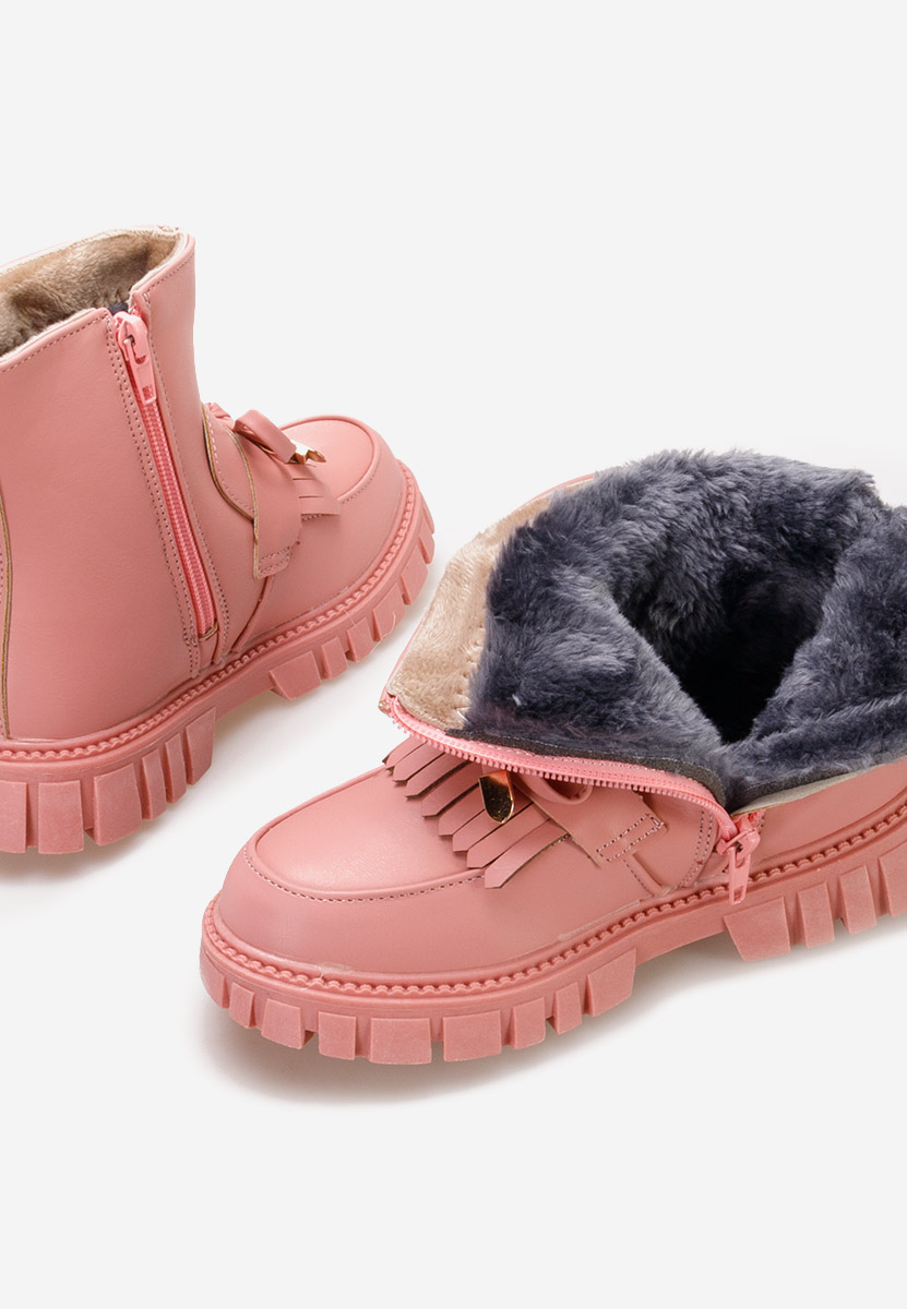 Bottines filles roses Peony