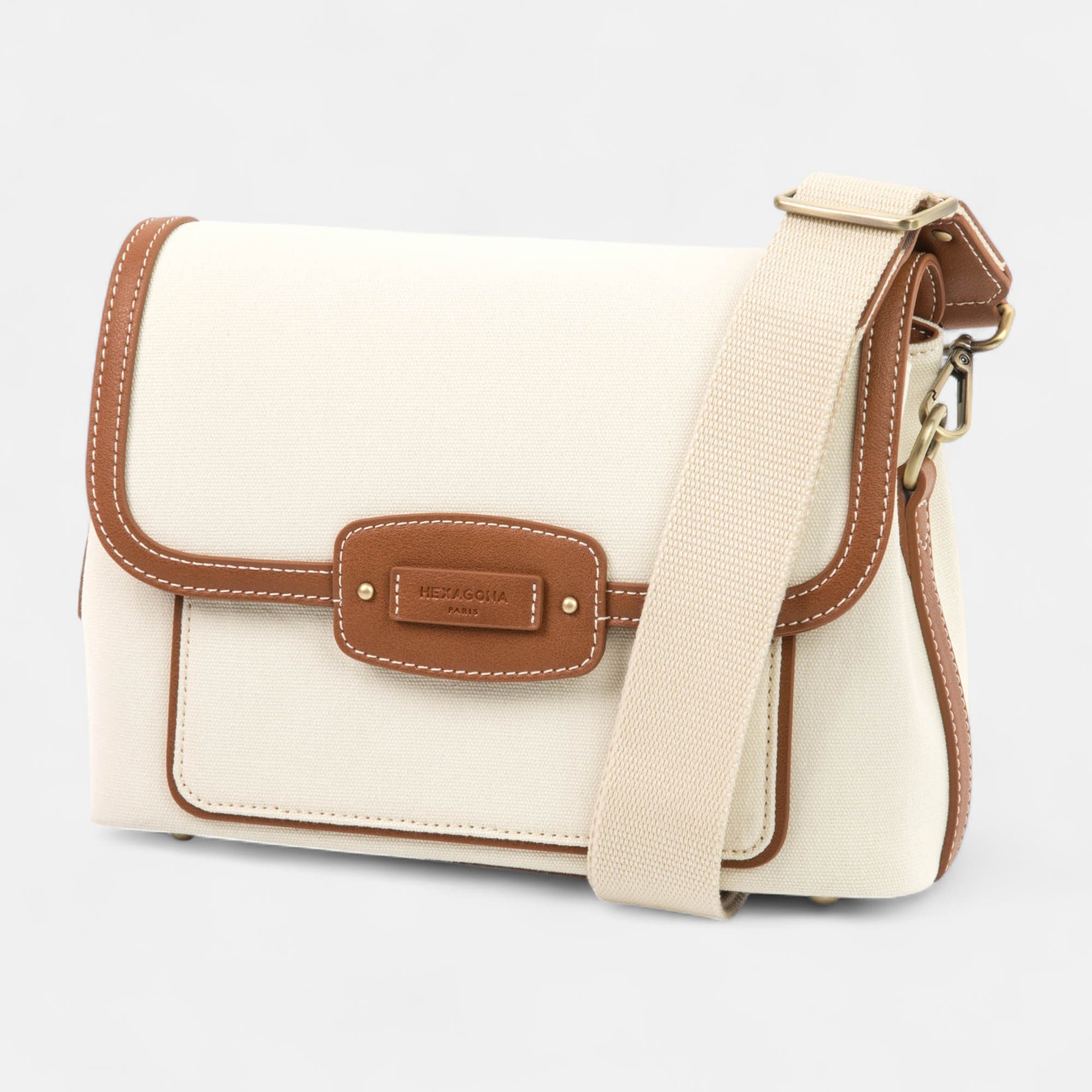 Sac bandoulière beige