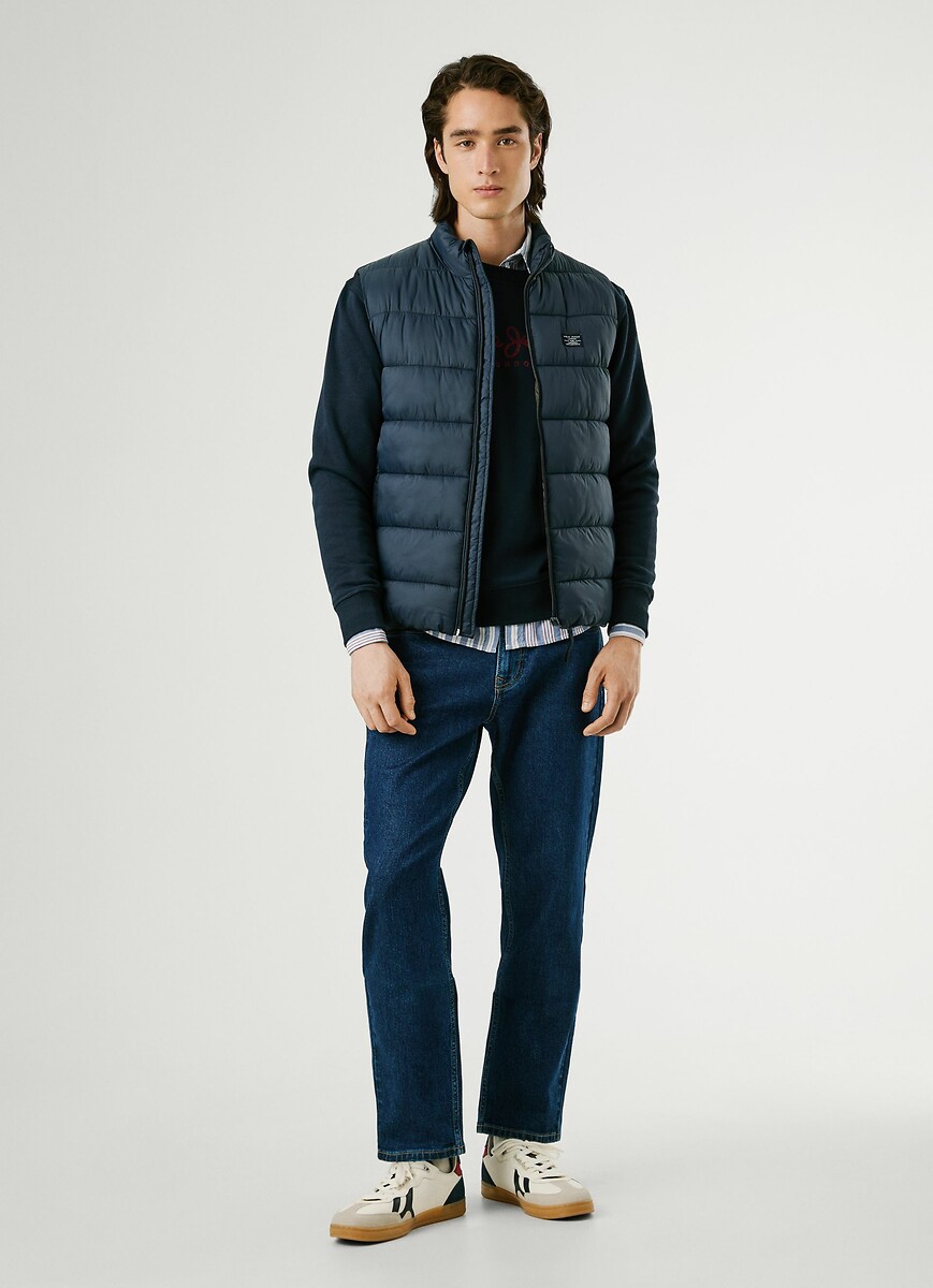 PEPE JEANS<br>Colete com zíper
