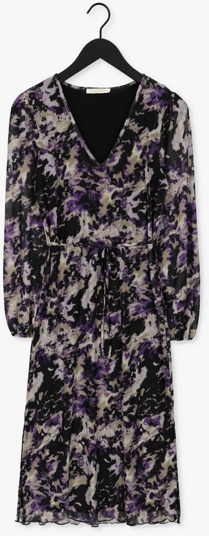 FREEBIRD paarse freebird midi jurk malia ls dress