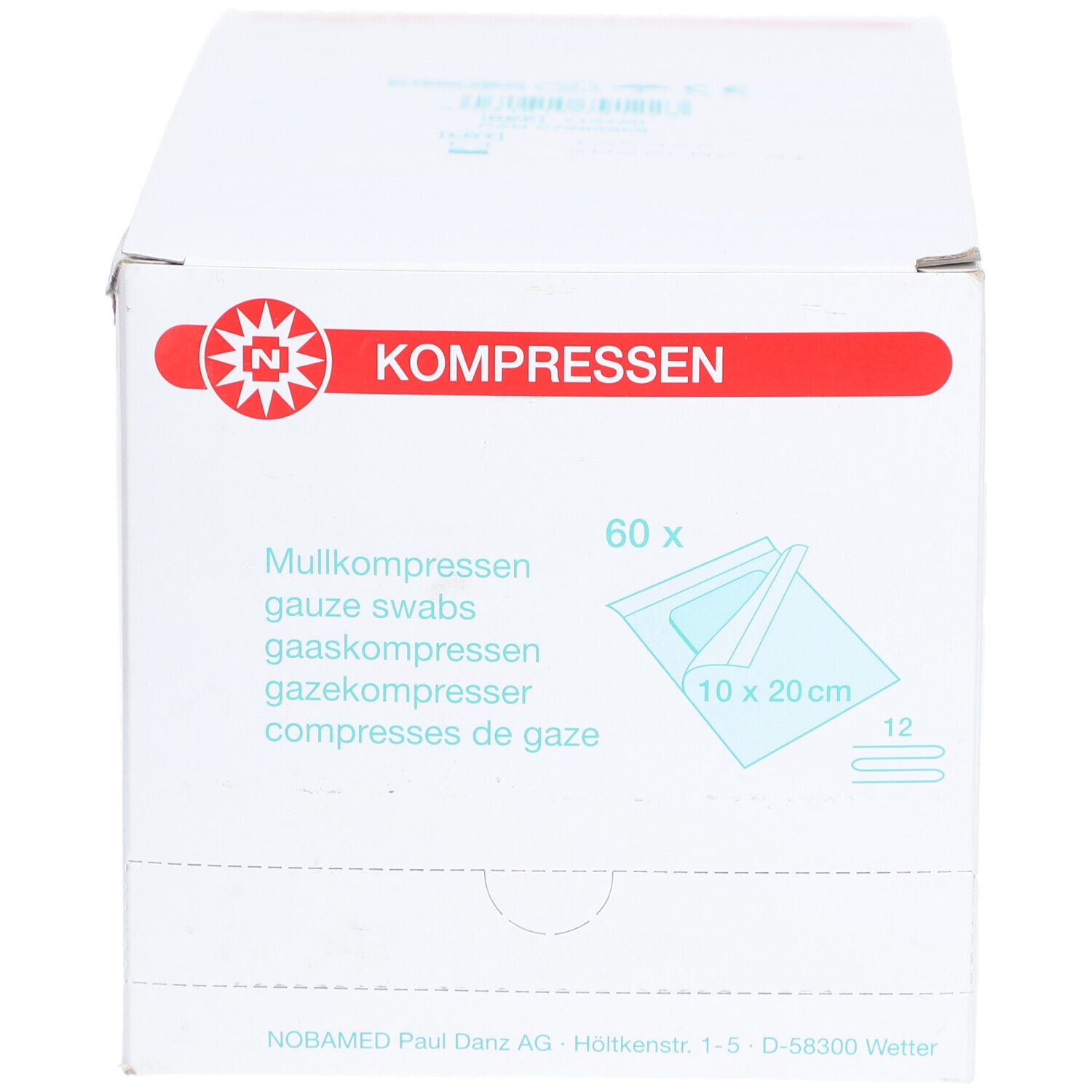 Mullkompressen steril 12-fach 10 x 20 cm