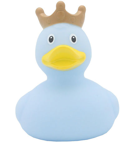 Badeente - Hellblau Ente m. Krone