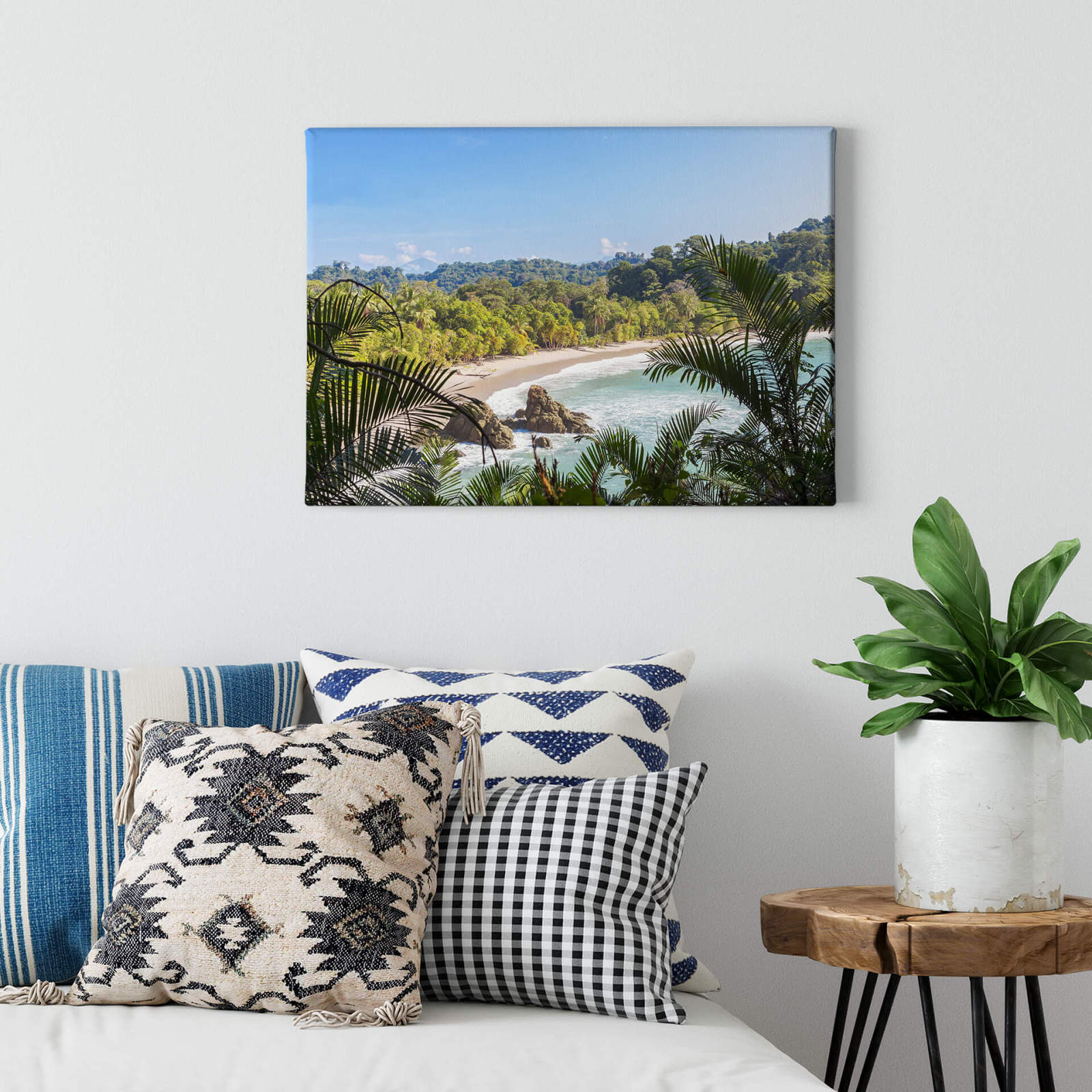 Leinwandbild COSTA RICA - blau-grün - 70x50 cm