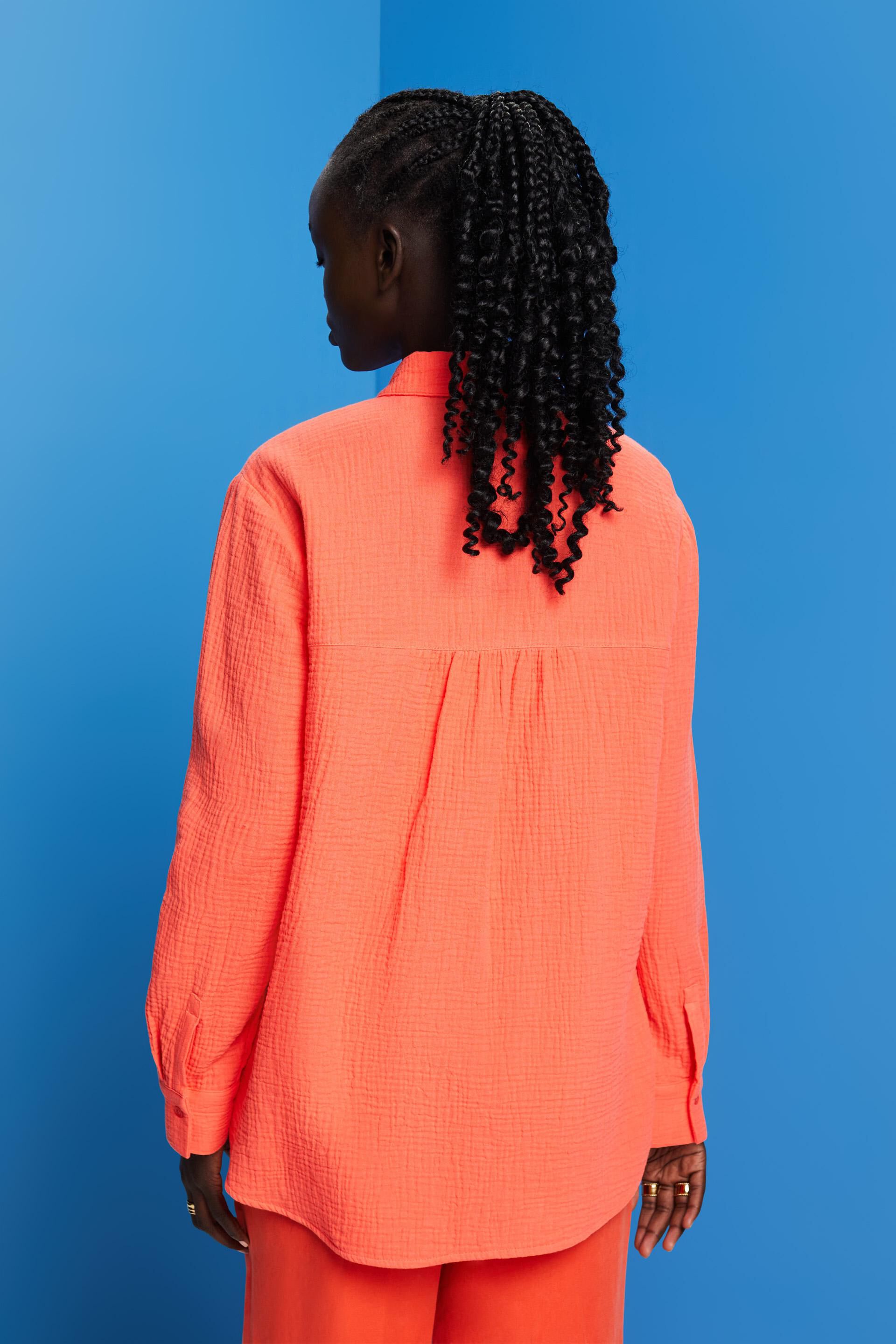 Chemise en seersucker de coton