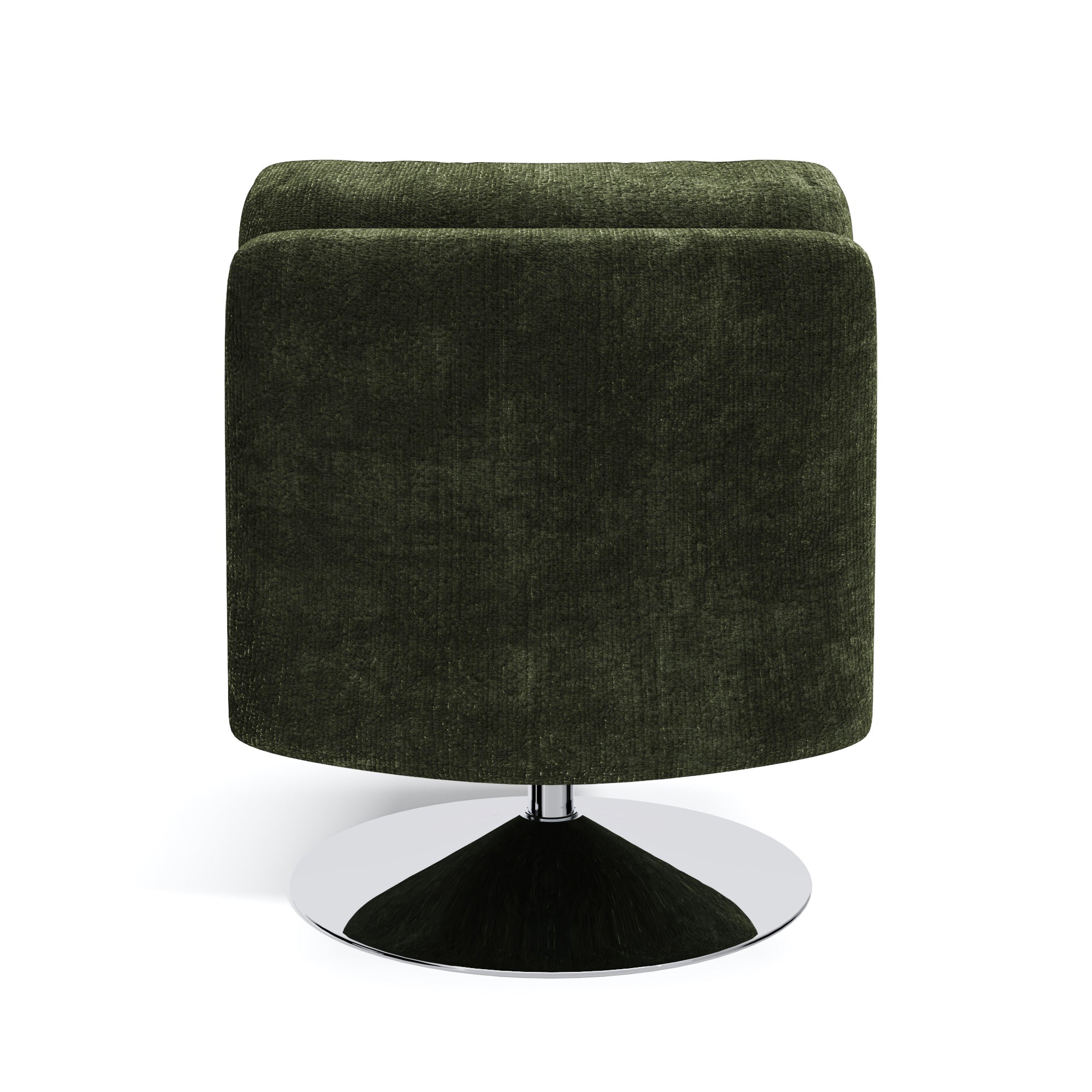 Fauteuil TIMELESS Fluweel met structuur Kaki groen