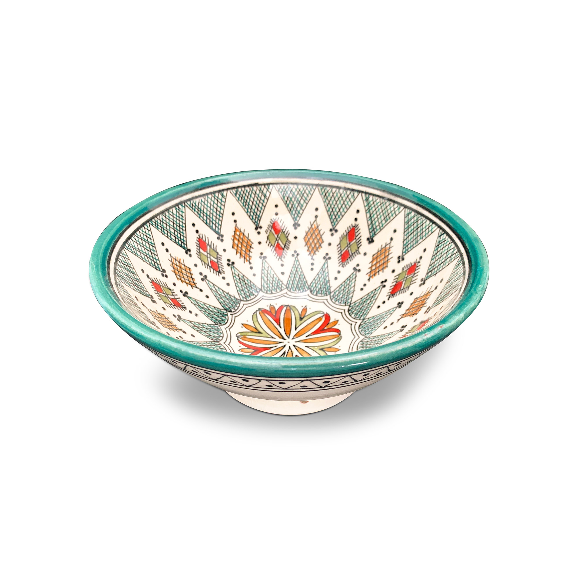 Zierschale multicolor, Ø 20 cm, H 9 cm von fischer's lagerhaus