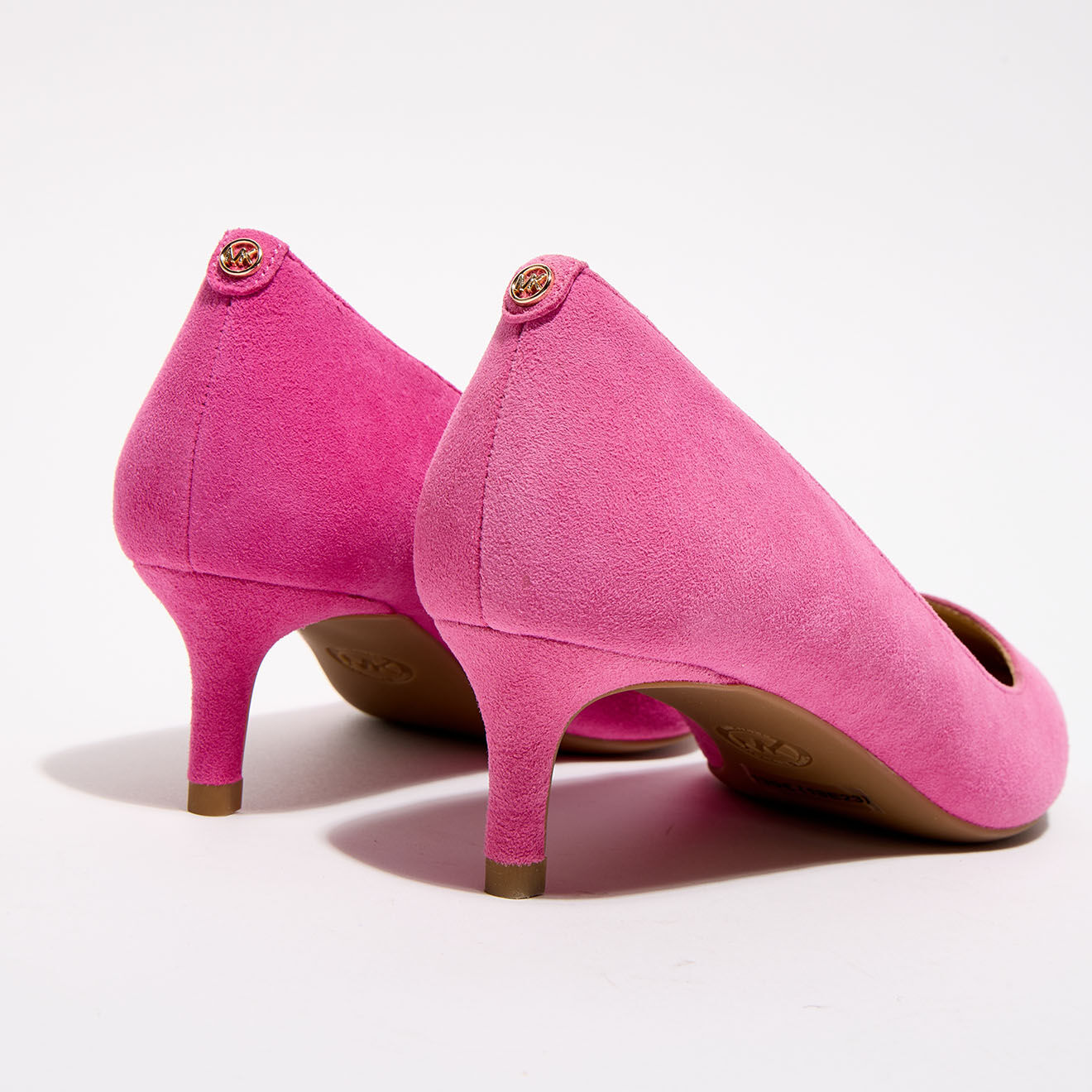 Michael Kors Chaussures Escarpins en Cuir Alina roses - Talon 3 cm